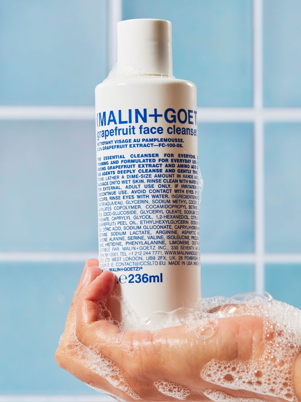 MALIN + GOETZ grapefruit face cleanser - full size, new